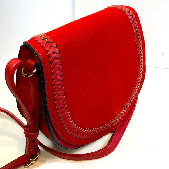 Women NWOT vegan leather crossbody bag designer inspired - Picture 5 of 9